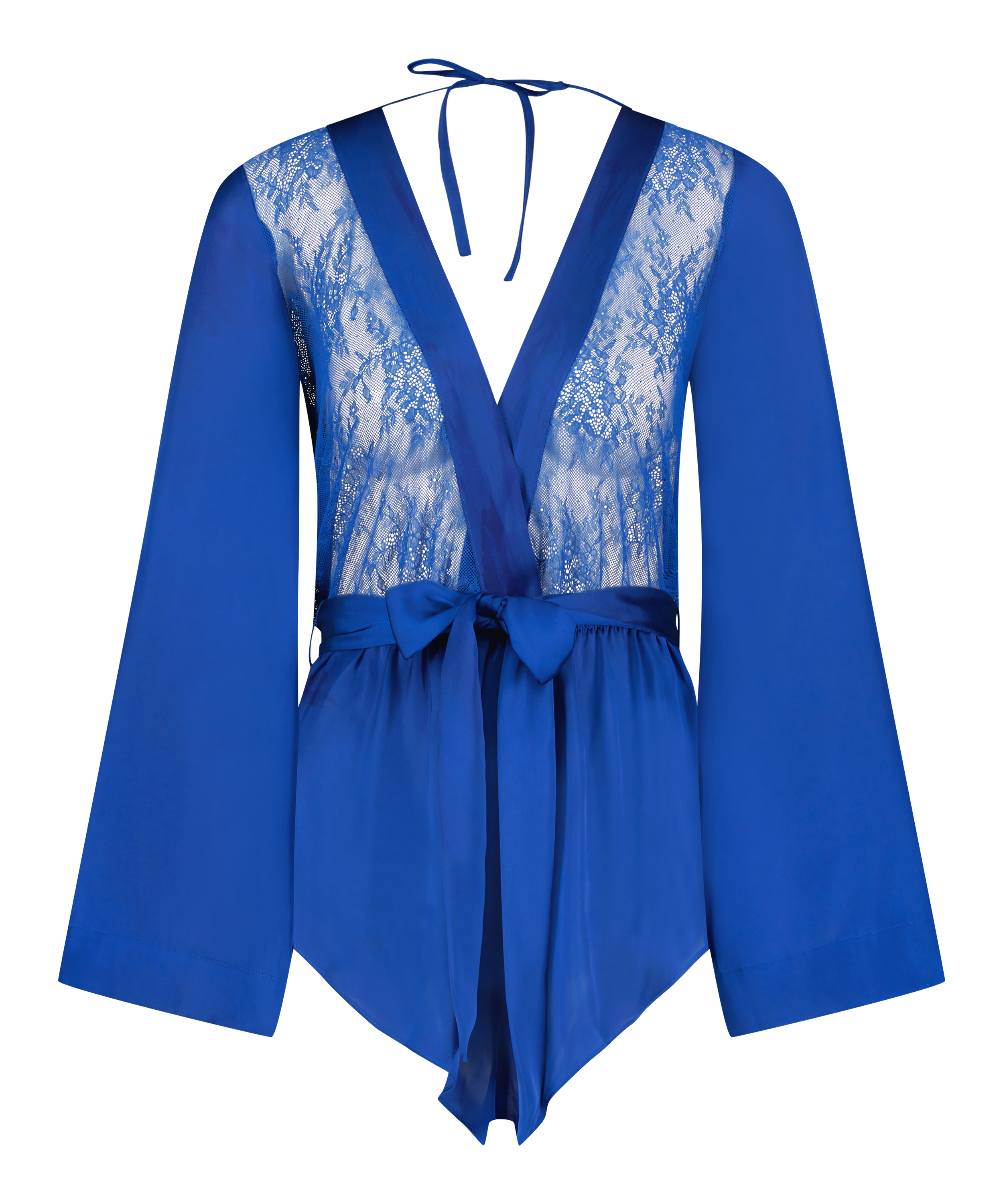 Satin Playsuit Rylie, Blau, main