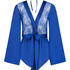 Satin Playsuit Rylie, Blau