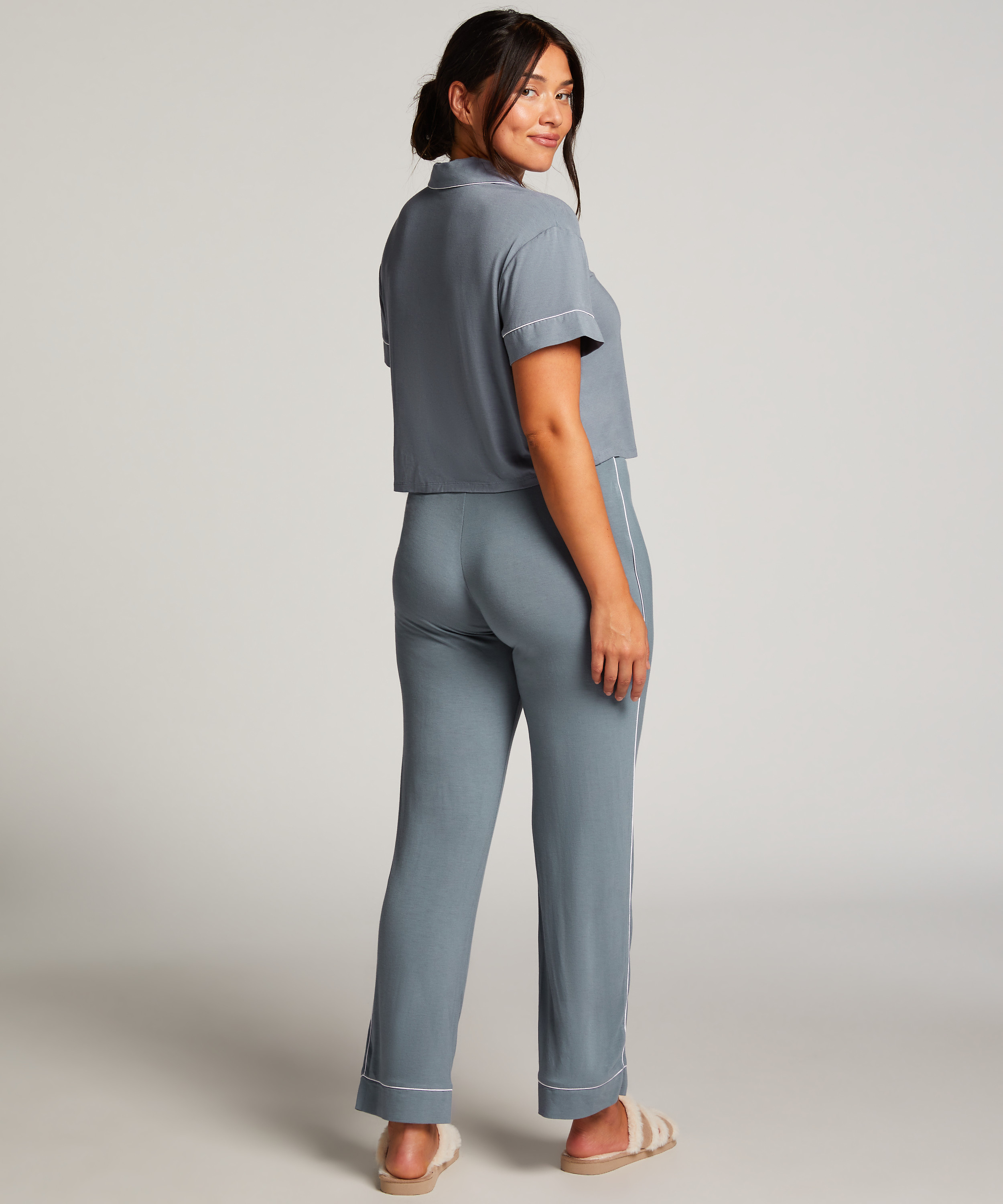 Pantalon en jersey Essential, Bleu, main