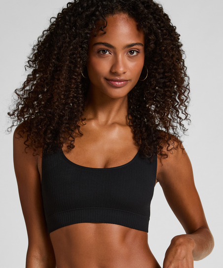 Bralette Scoop Dianne, Schwarz