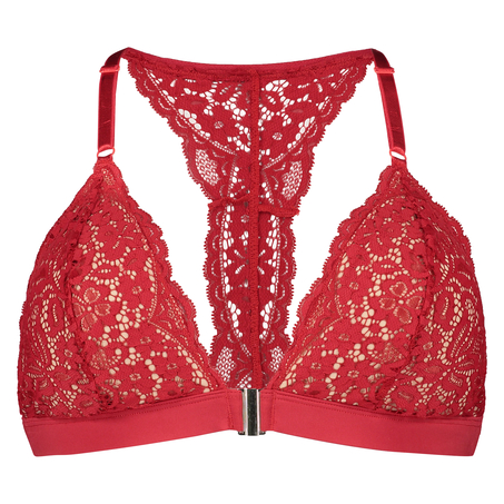 Brassi&egrave;re triangulaire moul&eacute;e Rose, Rouge