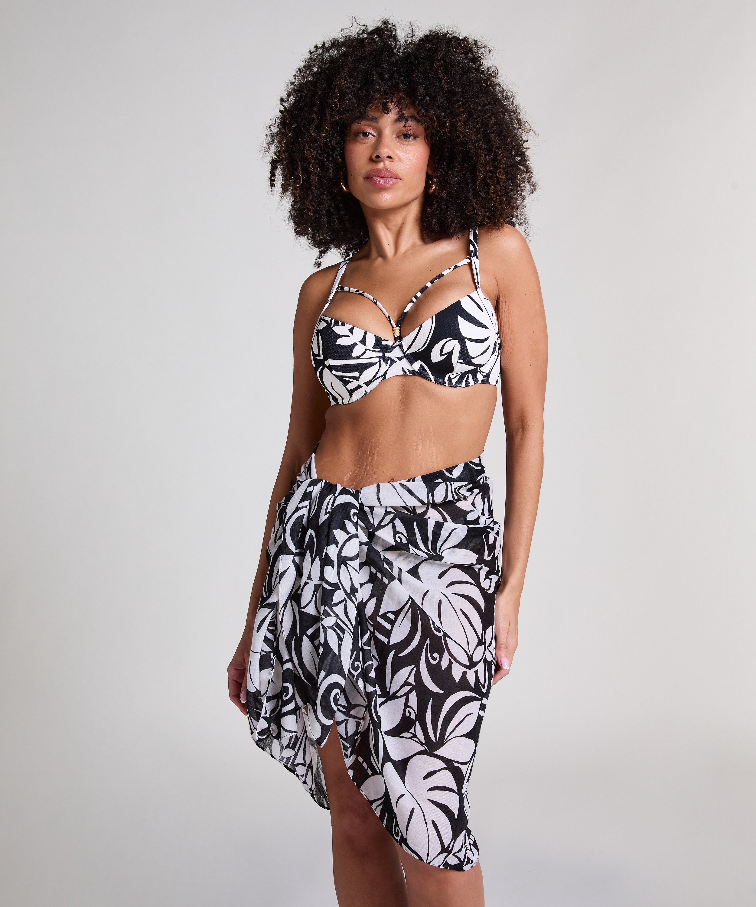 Mauritius Midi-Pareo, Schwarz, main