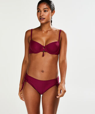 Slip de bikini Rio taille haute Amanda Queen, Violet