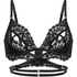 Brassière ouverte Anna, Noir
