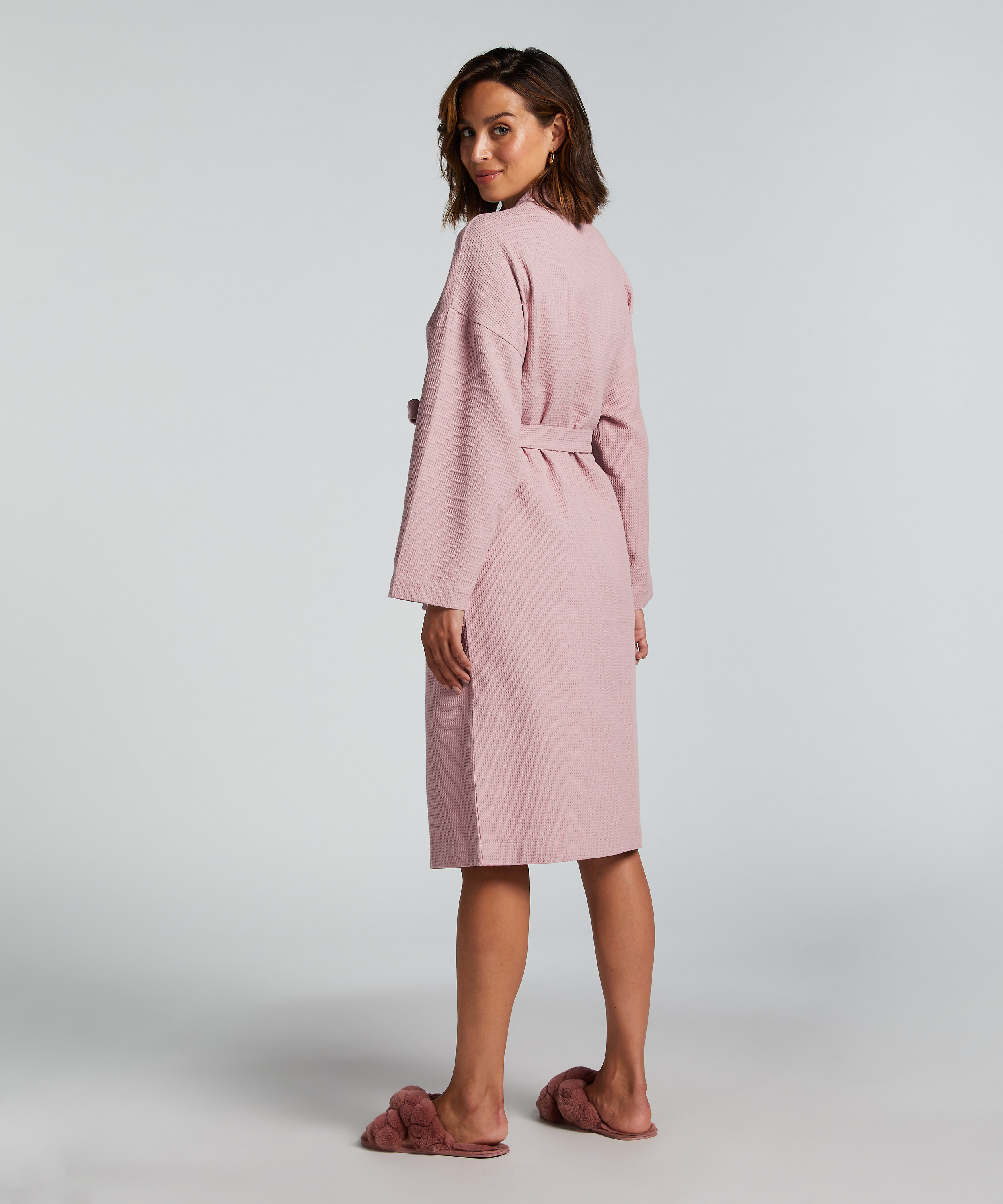 Bademantel Waffle, Lila, main