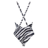 Maillot de bain Zebra, Noir