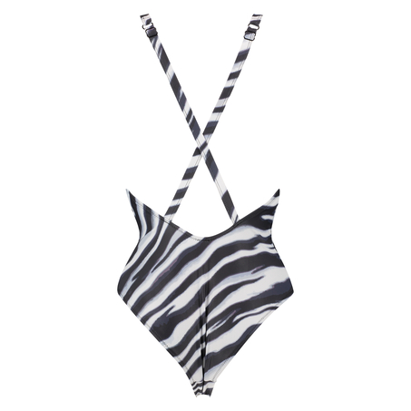 Maillot de bain Zebra, Noir
