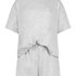 Pyjama-Set aus Jersey Heart, Grau