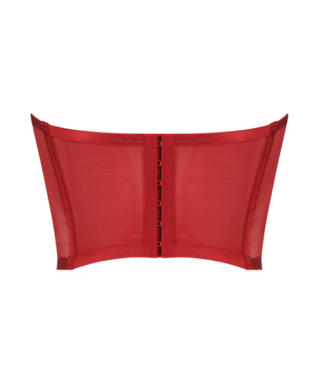 Bustier sans bonnets Violet, Rouge