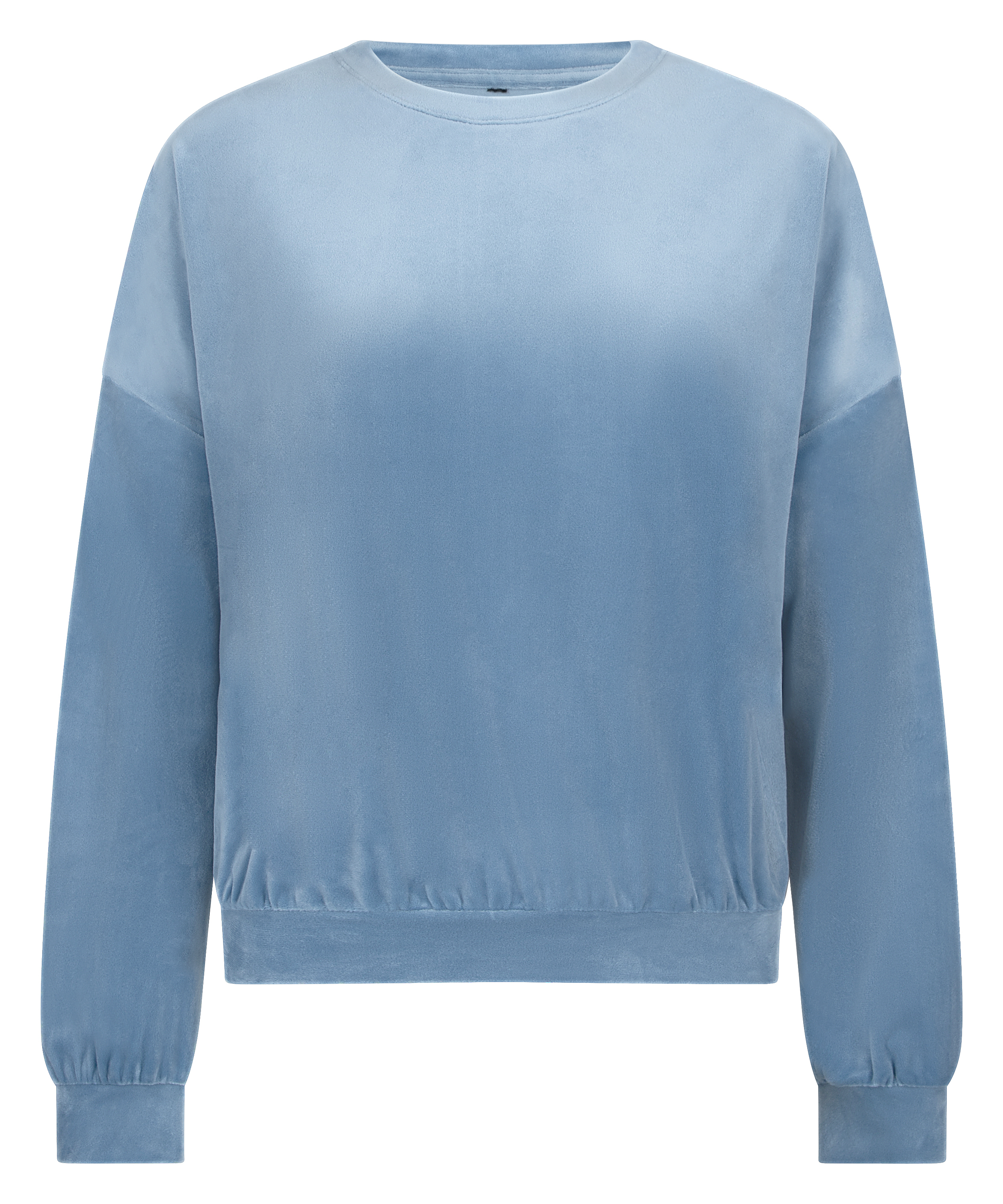 Velours Top, Blau, main