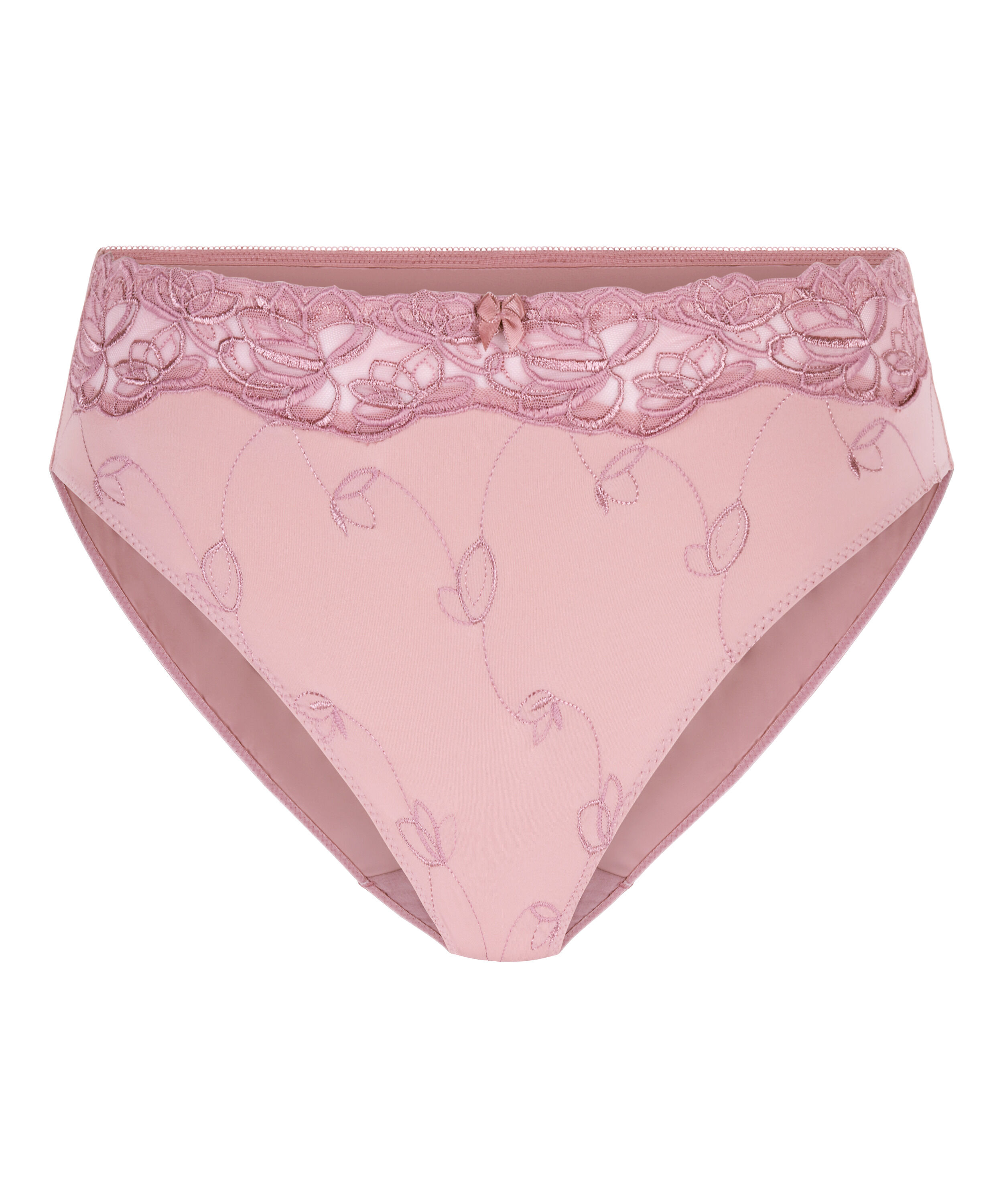 Slip taille haute Diva, Rose