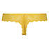 String Invisible Lace back, Jaune