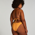 Bikini Slip Cheeky Tanga Scallop Lurex, Orange