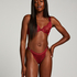 Soutien-gorge non rembourr&eacute; &agrave; armatures Hana, Rouge