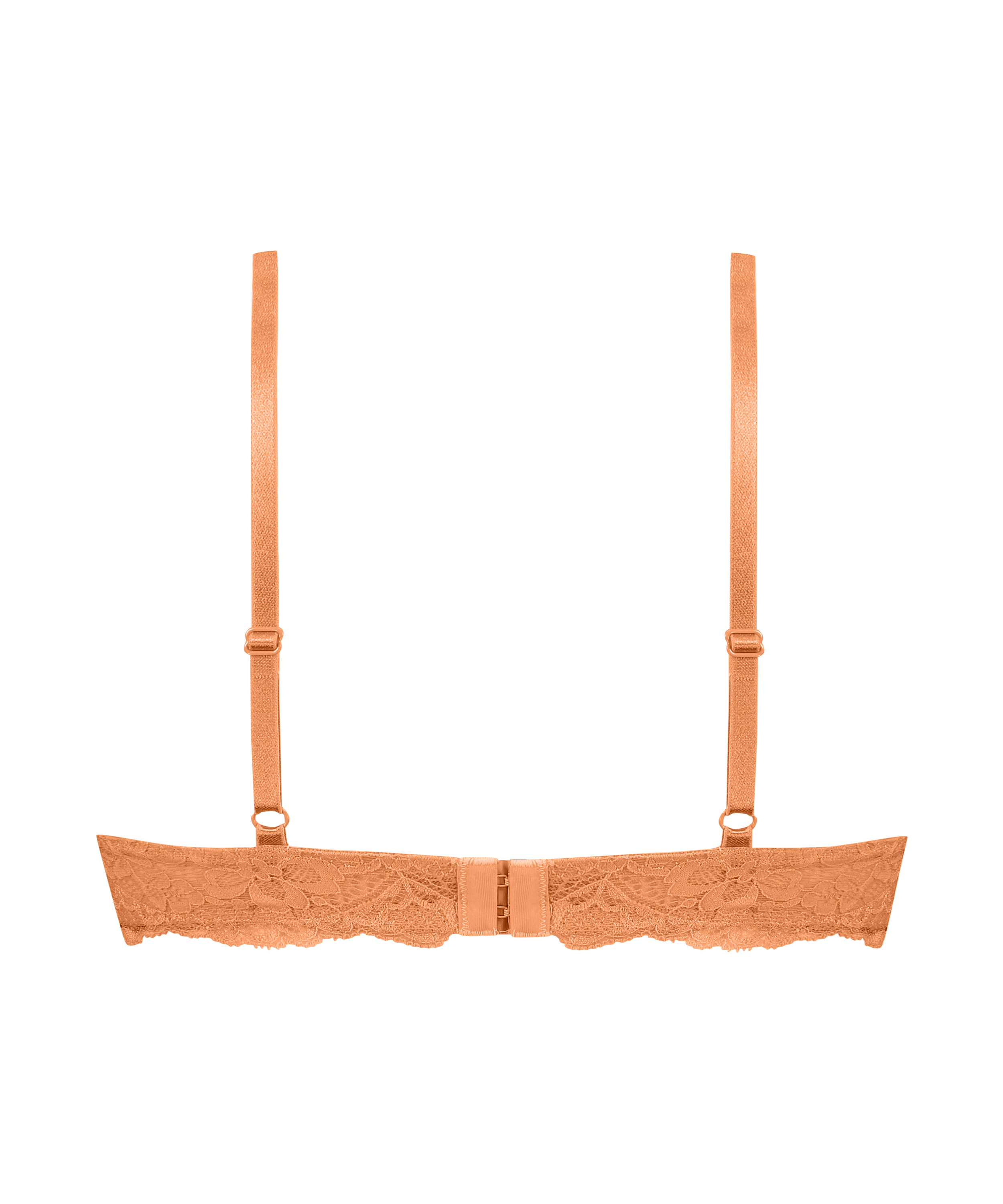 Unwattierter Bügel-BH Marine, Orange, main