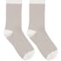 Crew-Socken aus Modal, Beige