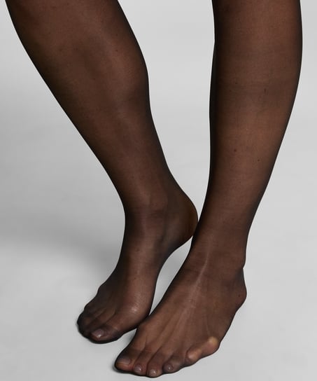 Halterlose Strümpfe 15 Denier Jemima, Schwarz