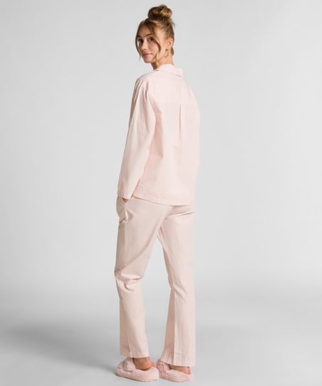 Pyjamahose Baumwolle Poplin, Rose