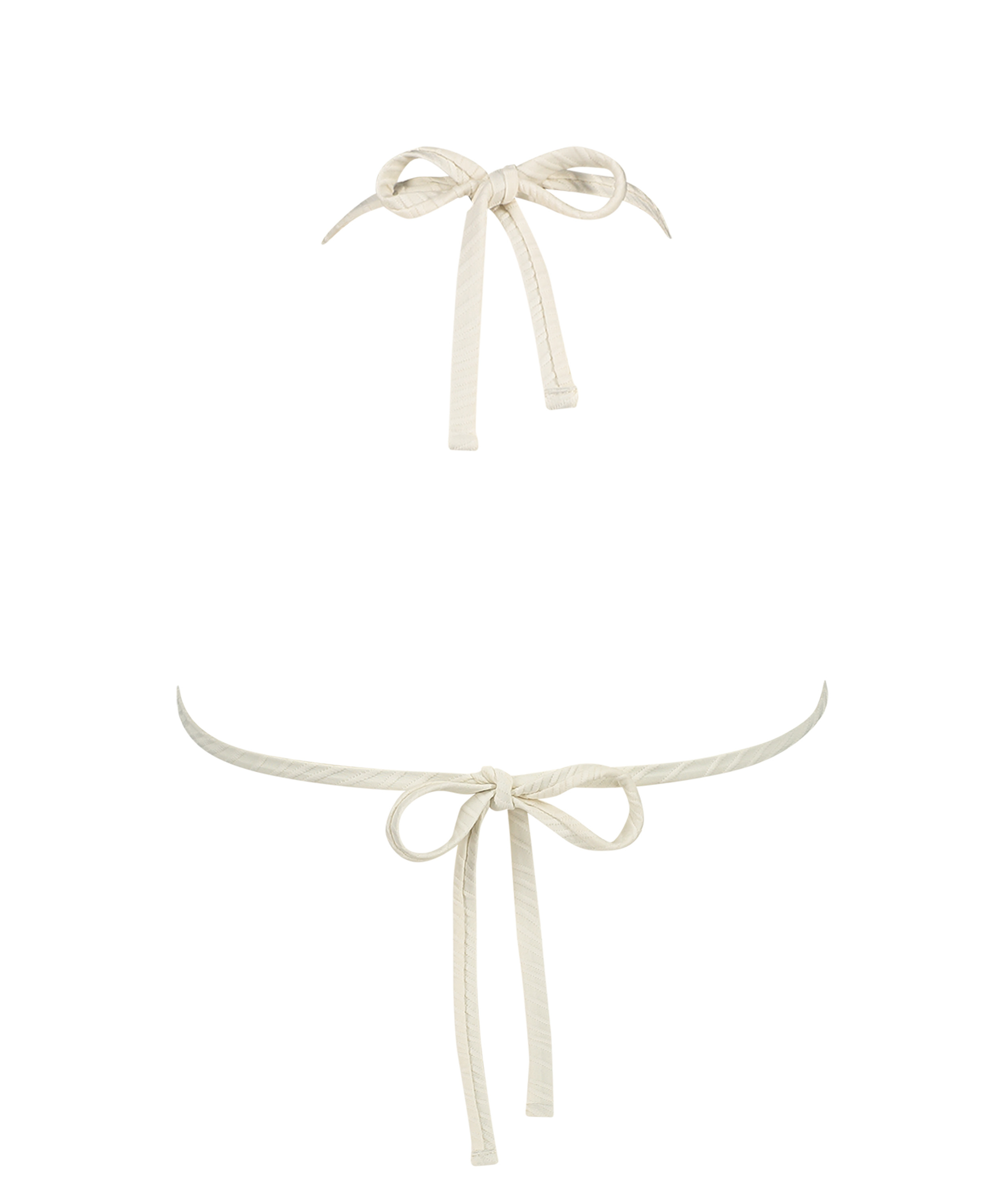 Triangel-Bikinioberteil Cozumel, Weiß, main