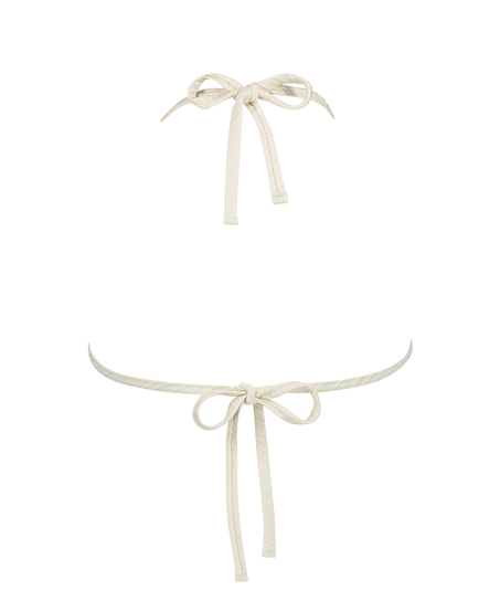 Triangel-Bikinioberteil Cozumel, Weiß