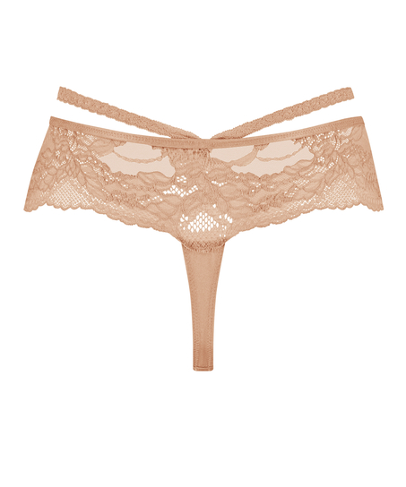 Boxer string Francesca, marron