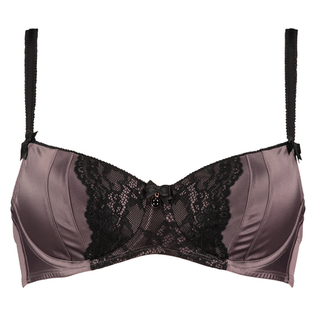 Padded underwired bra Loulou, Braun