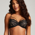 Unwattierter Bügel-BH Mavis, Schwarz