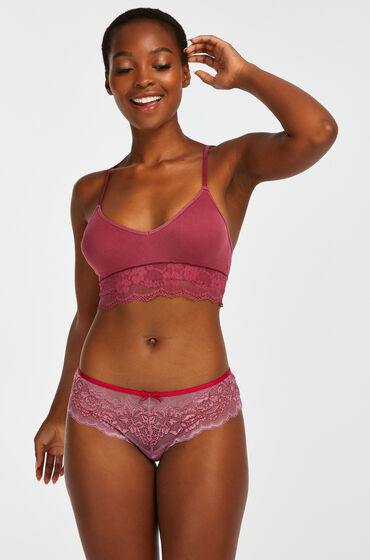 Hunkemöller Slip brésilien short Kaya Violet
