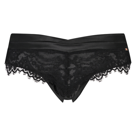 Slip br&eacute;silien &eacute;chancr&eacute; Celeste, Noir