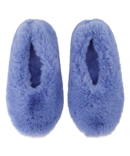 Chaussons ballerine, Bleu