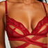 Bralette Pleasure, Rot