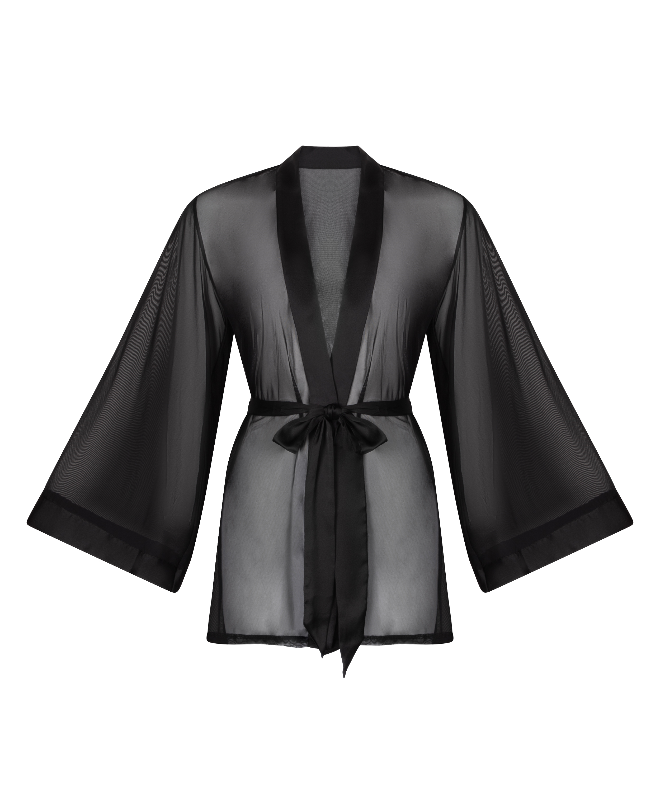 Kimono Maxime Tulle, Schwarz, main