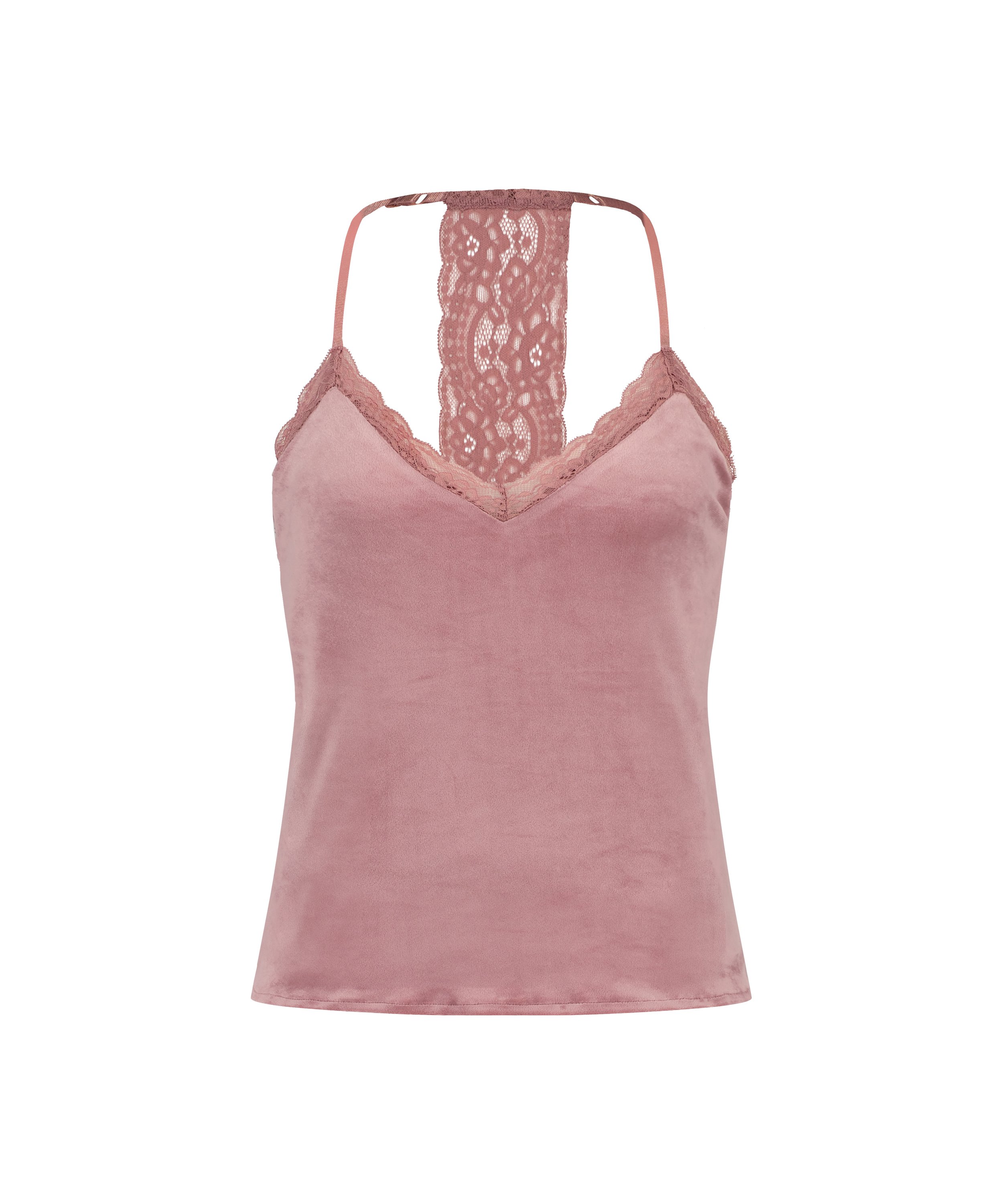 Cami Velours Lace, Rose, main