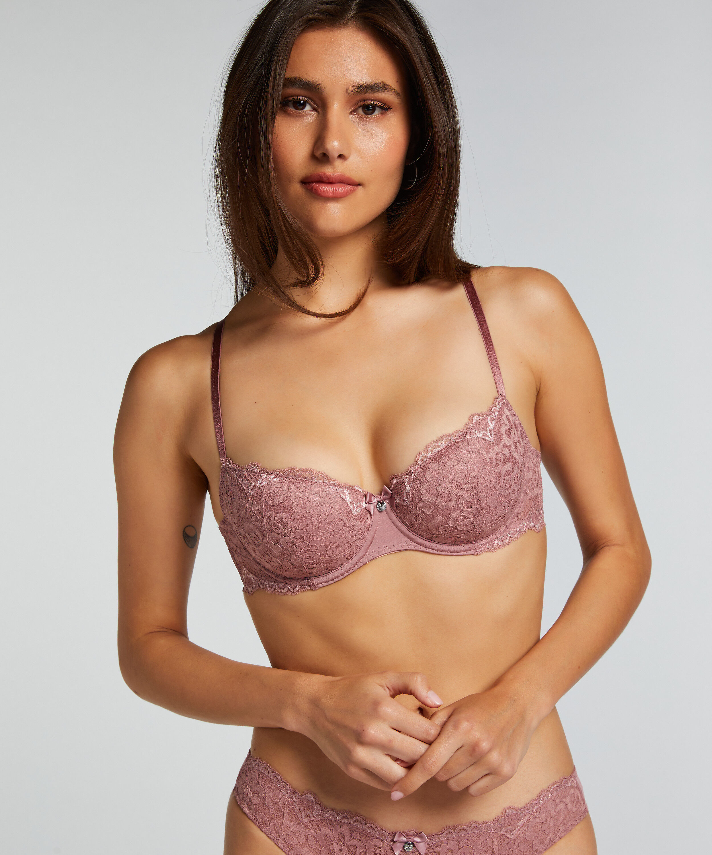 Soutien-gorge &agrave; armatures pr&eacute;form&eacute; Marine, Rose