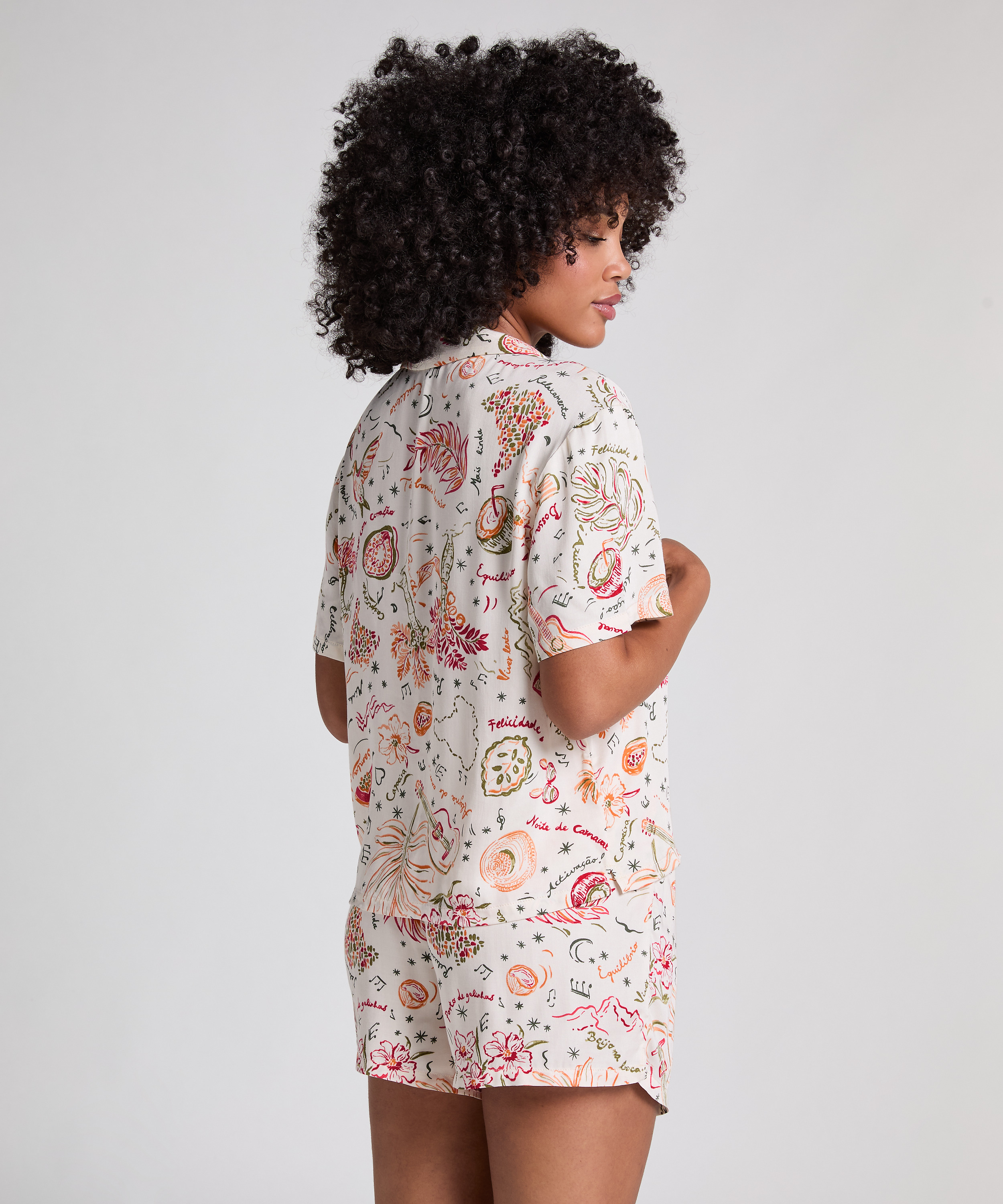 Satin-Shorts, Weiß, main