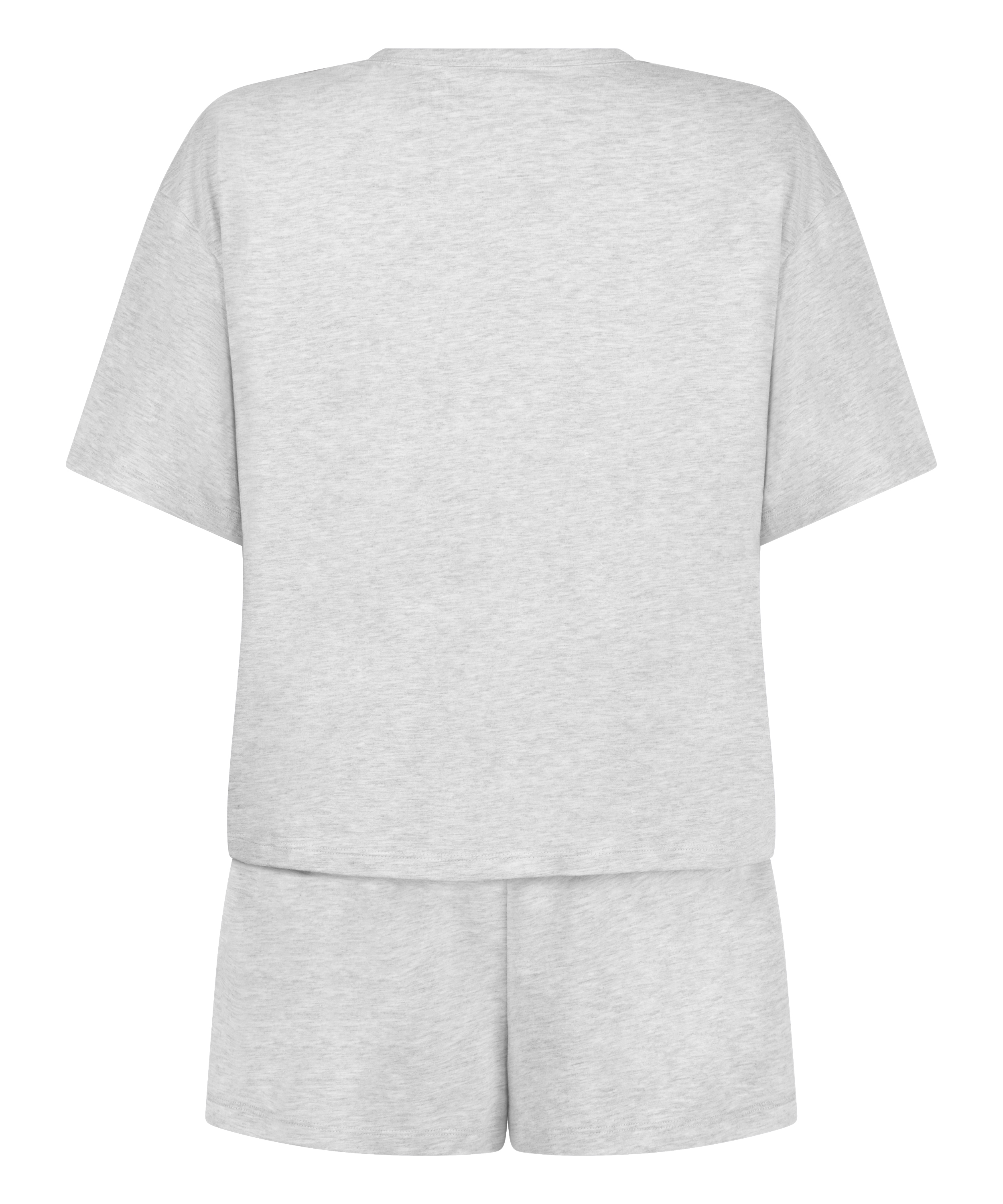 Pyjama-Set aus Jersey Heart, Grau, main