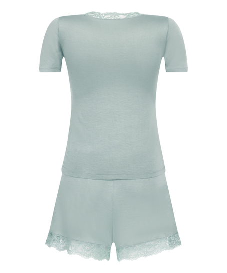 Jersey Pyjamaset, Grün