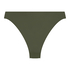 Bikini Slip mit hohem Beinausschnitt Luxe, grün