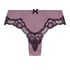 Slip brésilien Lace & Shine, Violet