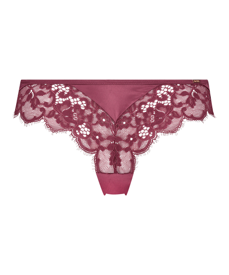 Slip br&eacute;silien Poppy, Rouge