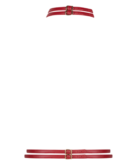 Private Kunstledergeschirr, Rot