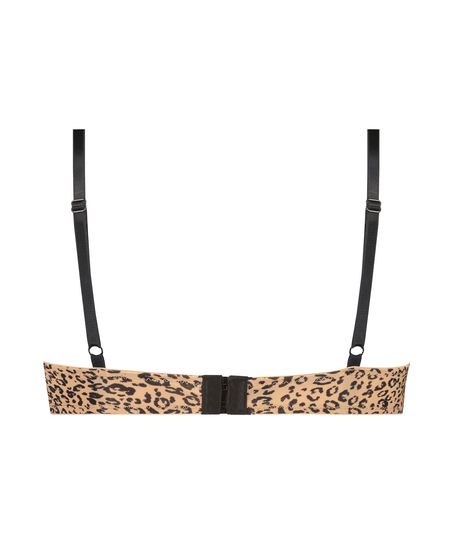Vorgeformter Bügel-BH Animal, Schwarz
