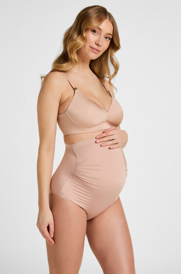 Hunkemöller Culotte Brésilienne Maternité Smooth Beige