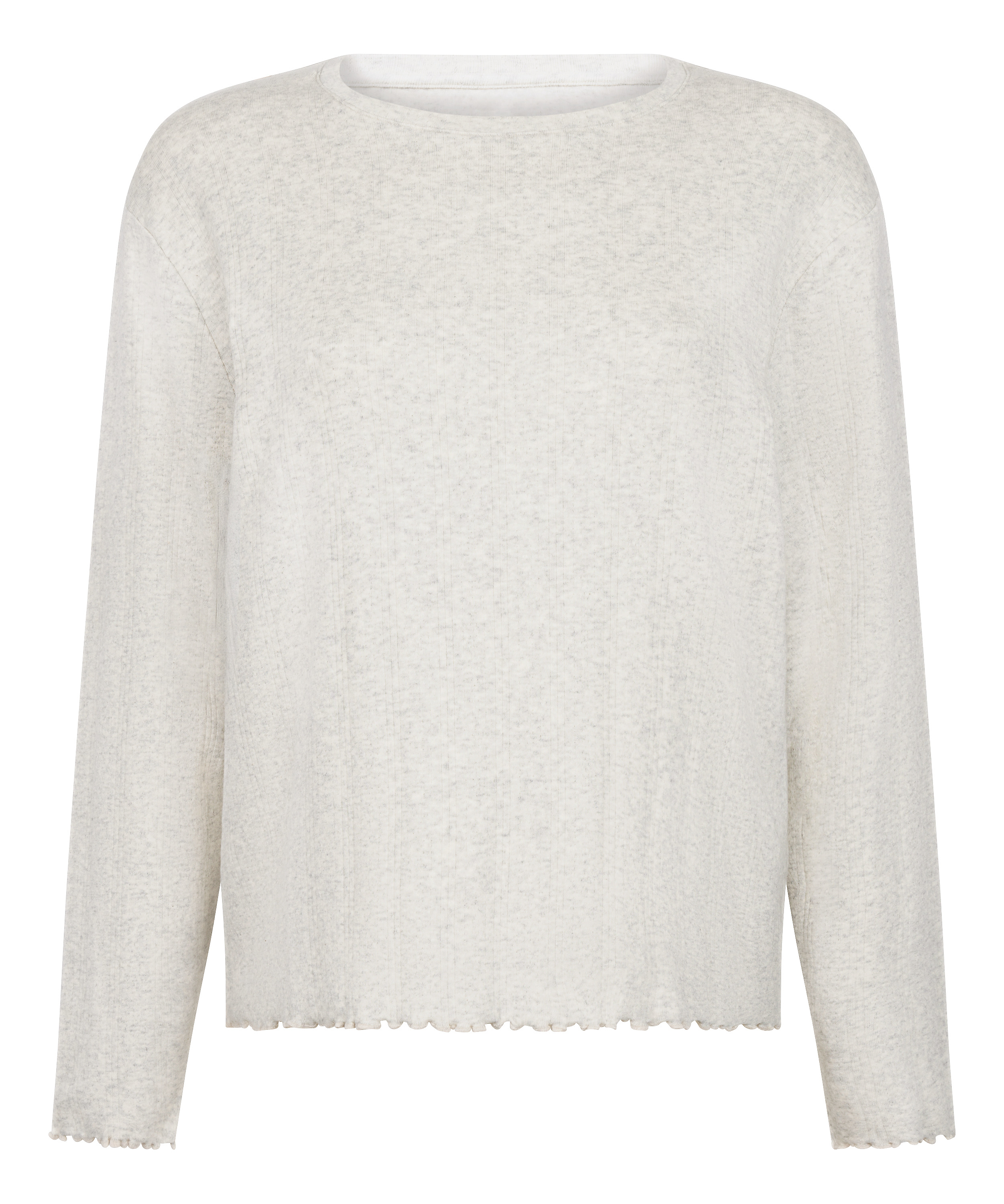 Pyjama Top Loose Pointelle, Grau, main