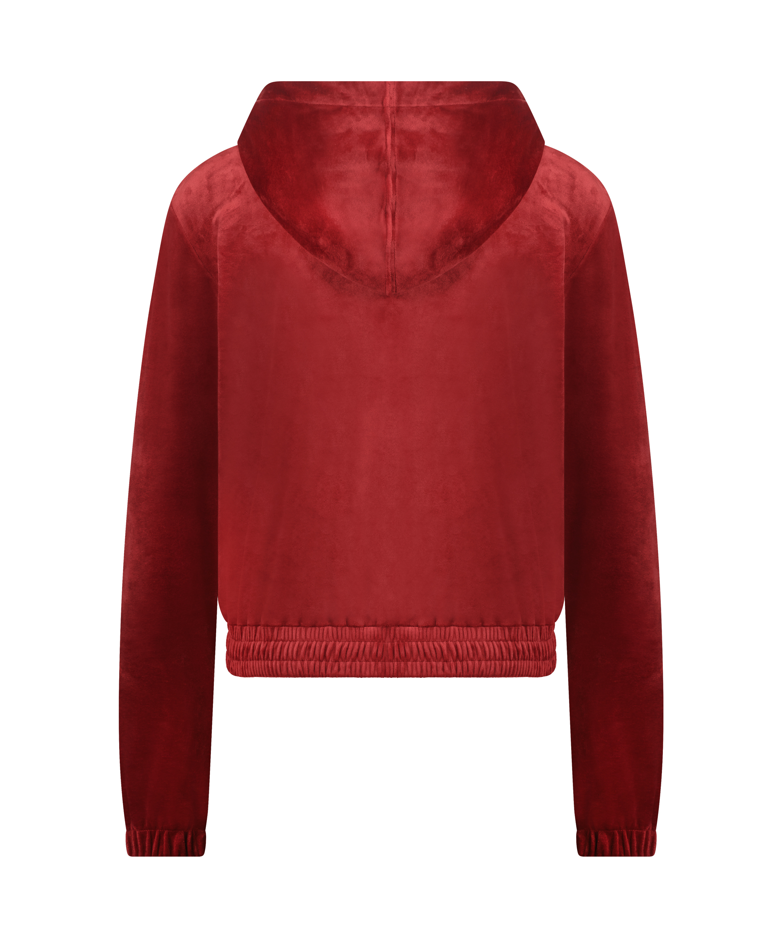Top Velours, Rot, main