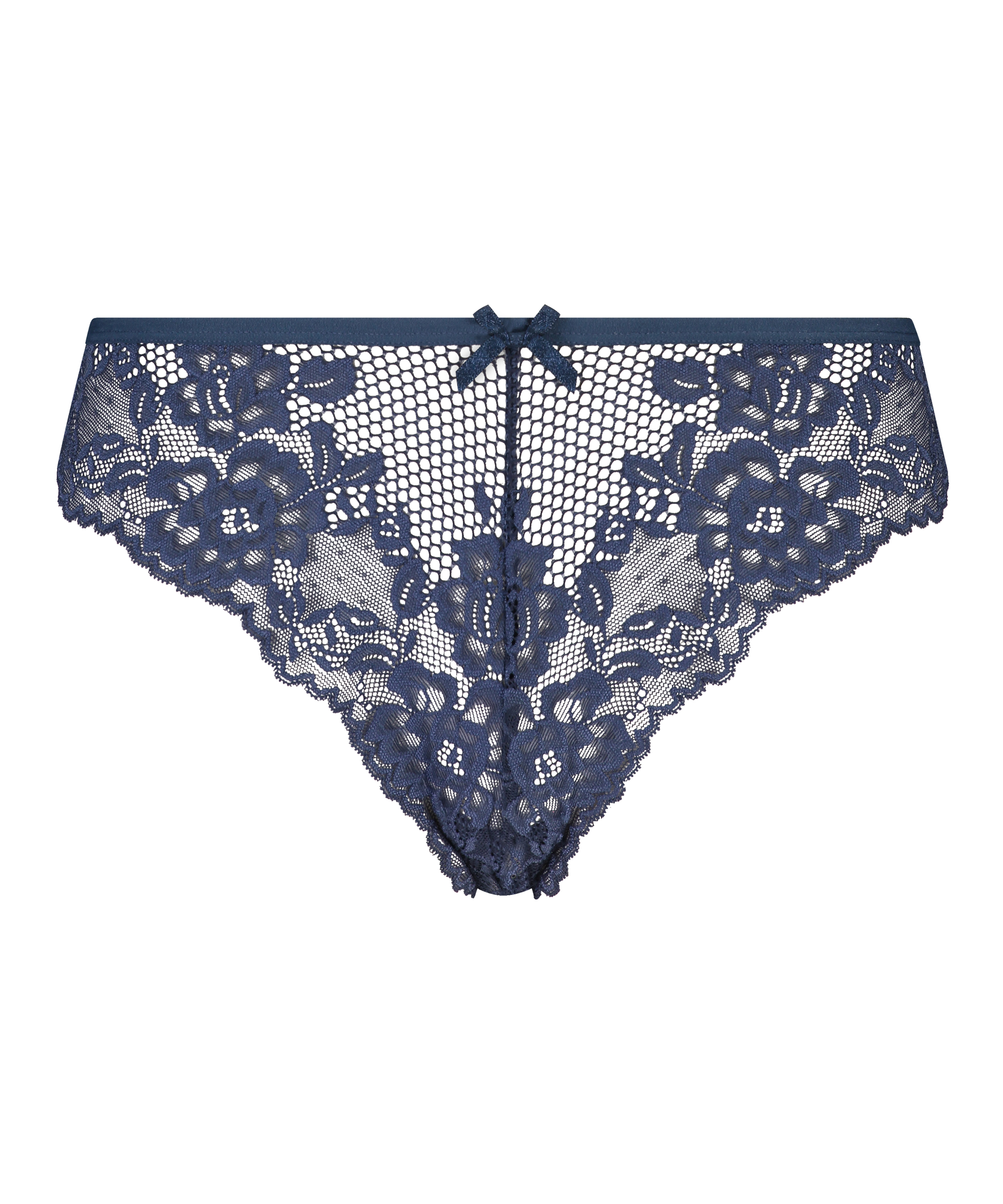 Slip brésilien Bianca, Bleu, main