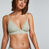 Triangel Bralette Smooth, Grün