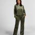 Pantalon de pyjama velours, Vert