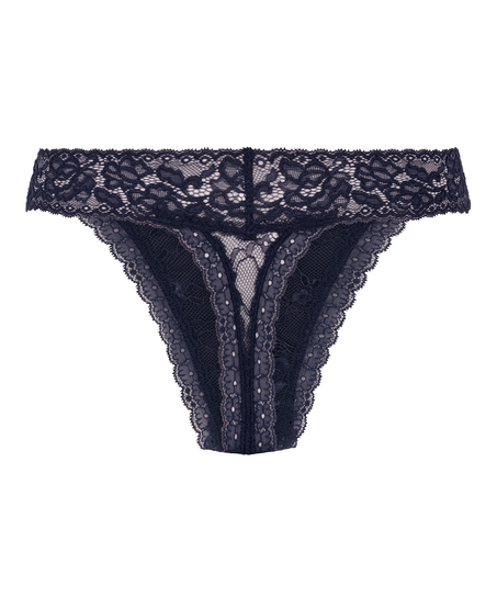 Extra Tief sitzender String Madison, Blau