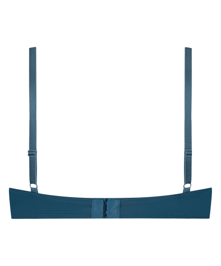 Vorgeformter Bügel-BH Plunge, Blau